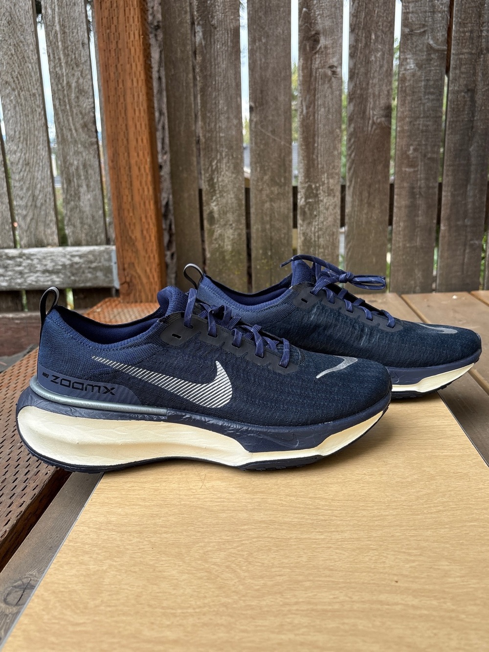 Nike Men’s ZoomX Invincible Flyknit 3 Running Shoes New Sz 11 In College Navy